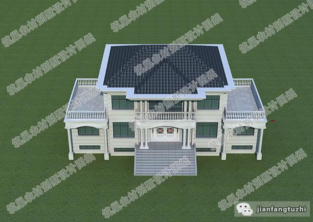 21米x11米二層別墅設(shè)計圖，帶地下室，造價60萬。