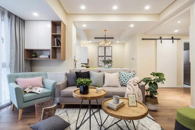 北歐風裝修56平單身公寓，溫馨浪漫。