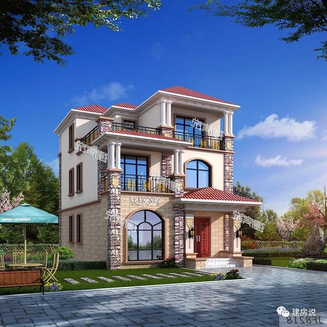 102平三層別墅設計圖，造價也不高，才二十幾萬，布局也很實用，好房子，一定要建一棟在老家。