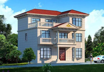 120平米三層小別墅設計方案和效果圖，端莊大氣很經典