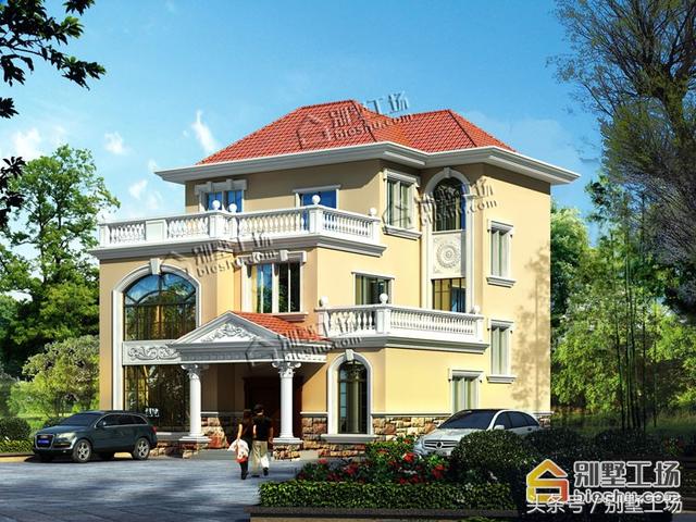 兩款造價35萬三層農(nóng)村別墅設(shè)計圖，帶挑空客廳+車庫，你不打算來一套嗎？