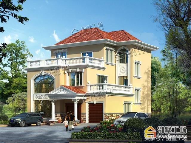 兩款造價35萬三層農(nóng)村別墅設(shè)計圖，帶挑空客廳+車庫，你不打算來一套嗎？