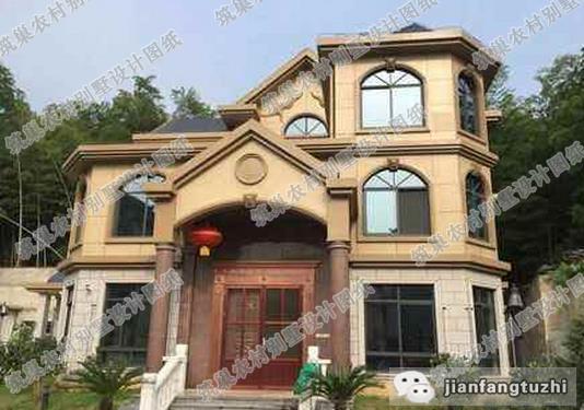 13×12米三層歐式別墅設計圖，豪華大氣，遠遠看去如同城堡一般，建成效果一級棒！