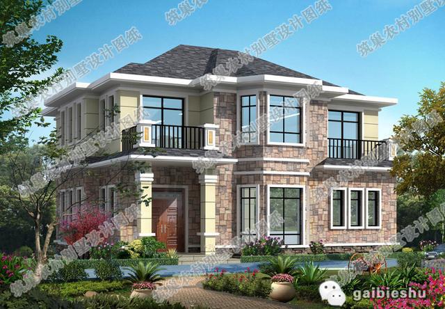 2026受歡迎的30萬以內二層歐式自建房，客廳挑空款+平層款，造價25萬！