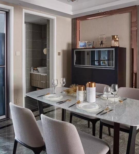 120平三居室美式風格裝修，效果很不錯。