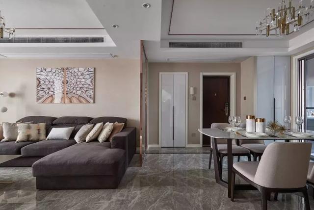 120平三居室美式風格裝修，效果很不錯。