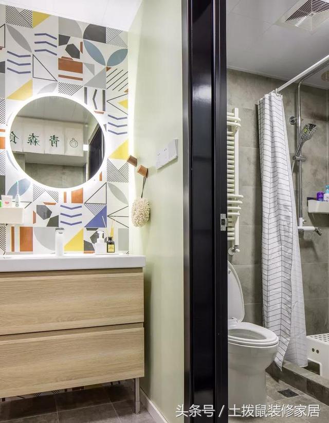 132㎡婚房北歐+日式混搭風裝修，高顏值，臥室的配色特特別美。