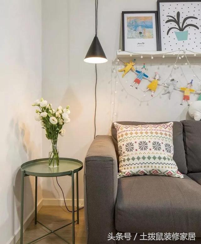 132㎡婚房北歐+日式混搭風裝修，高顏值，臥室的配色特特別美。