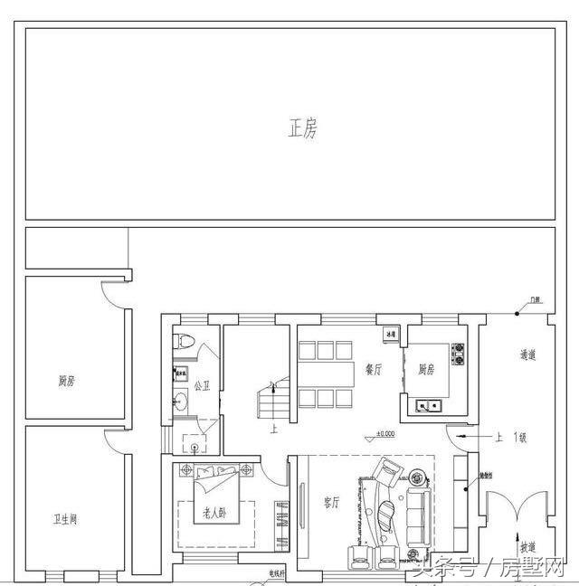占地117.5㎡的二層簡歐別墅設計圖，造價35萬，在農村就能建一套。