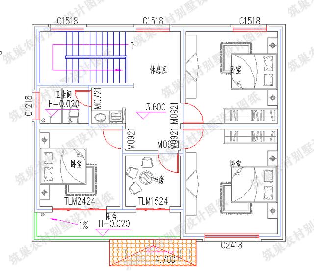 新款占地100平米的二層自建房，帶書房+陽臺，主體20萬建成！馬上來瞧一瞧。