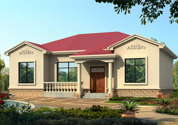 農村10萬元一層小別墅設計圖，農村一層自建房屋設計圖