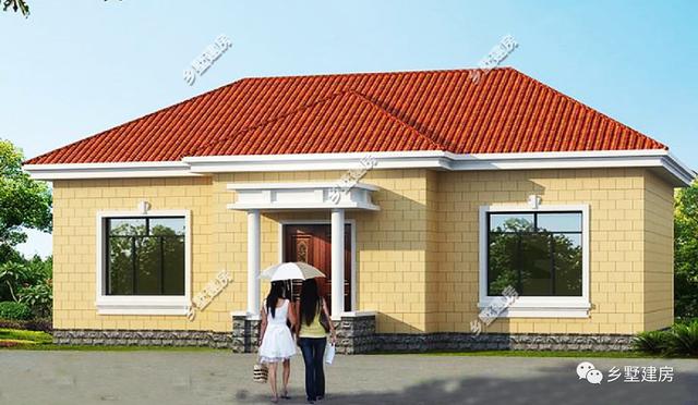 三棟一層別墅設計圖，僅僅需要10萬元就能建成，美觀又經濟，養老房的最佳選擇！
