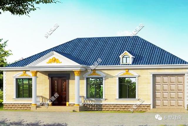 三棟一層別墅設計圖，僅僅需要10萬元就能建成，美觀又經濟，養老房的最佳選擇！