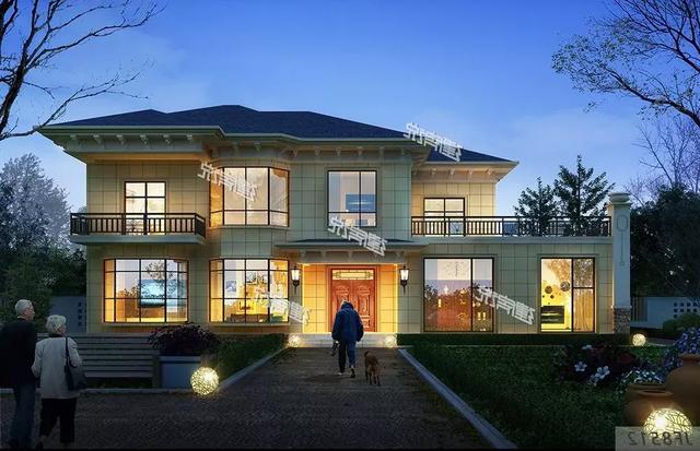 20X9米二層別墅設(shè)計圖，兩面寬，小進深，保證美到驚艷鄰里八鄉(xiāng)。