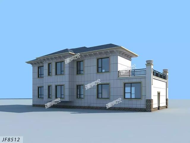 20X9米二層別墅設(shè)計圖，兩面寬，小進深，保證美到驚艷鄰里八鄉(xiāng)。