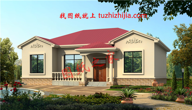 農(nóng)村10萬元一層小別墅設(shè)計圖,農(nóng)村一層自建房屋設(shè)計圖