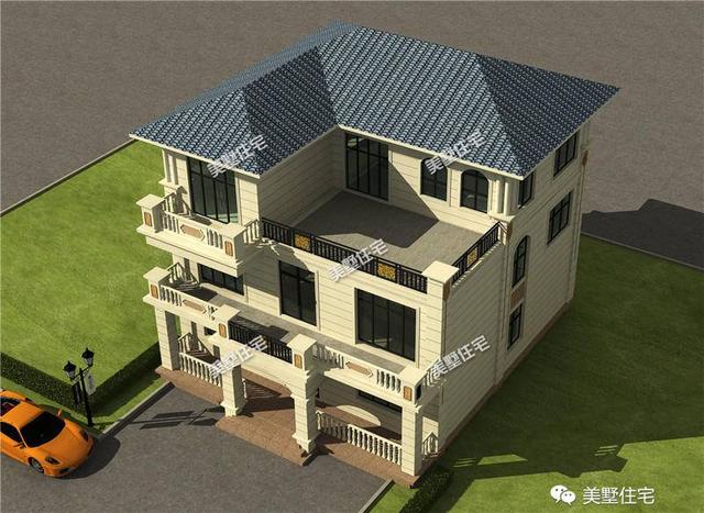 9室2廳三層歐式別墅自建房，美觀實用，經典歐式別墅