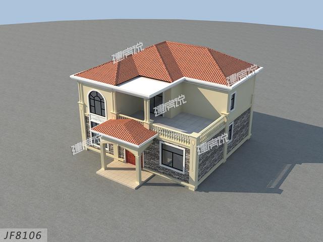 12x13米經(jīng)典二層別墅設(shè)計圖，外型精美，室內(nèi)布局也很贊，家家戶戶都能建。