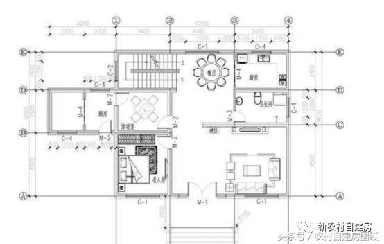 兩款都是帶柴火灶的農(nóng)村別墅設計圖，一層和二層你選擇哪個？
