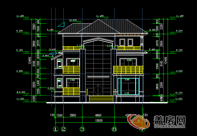 占地150平米的現(xiàn)代風(fēng)三層別墅設(shè)計圖，帶大露臺和健身房，造價35萬