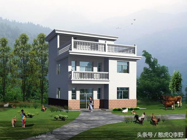 5款造價30萬的三層別墅設計圖，各有各的好看，你喜歡哪一款？