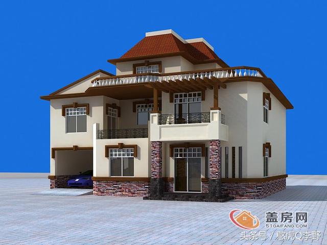 農(nóng)村30萬三層別墅設(shè)計(jì)圖，經(jīng)濟(jì)實(shí)用，外觀漂亮大氣，7款戶型任你挑。