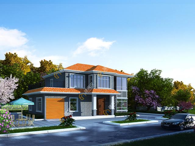 分享15款帶車庫別墅設計圖，每一款都很別致