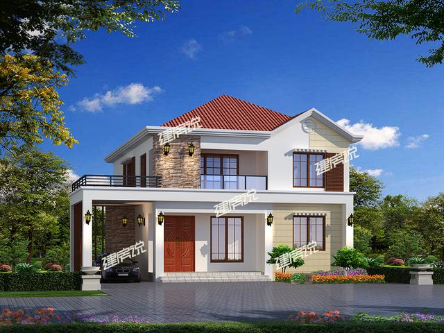 分享15款帶車庫別墅設計圖，每一款都很別致