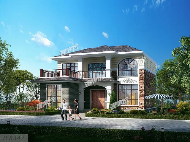 分享15款帶車庫別墅設計圖，每一款都很別致