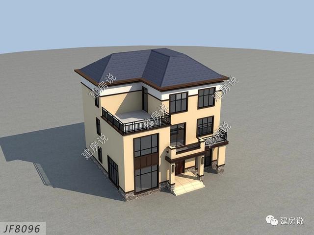 120平新中式別墅設計圖，保留傳統中式韻味的同時，布局符合現代人們的生活習慣