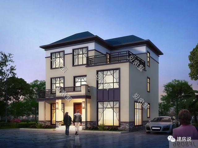 120平新中式別墅設計圖，保留傳統中式韻味的同時，布局符合現代人們的生活習慣