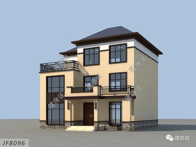 120平新中式別墅設計圖，保留傳統中式韻味的同時，布局符合現代人們的生活習慣