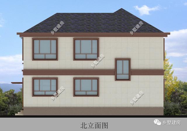 給大家介紹的兩款自建房別墅設計圖，價格上相差一倍，風格上、色彩上也不盡相同