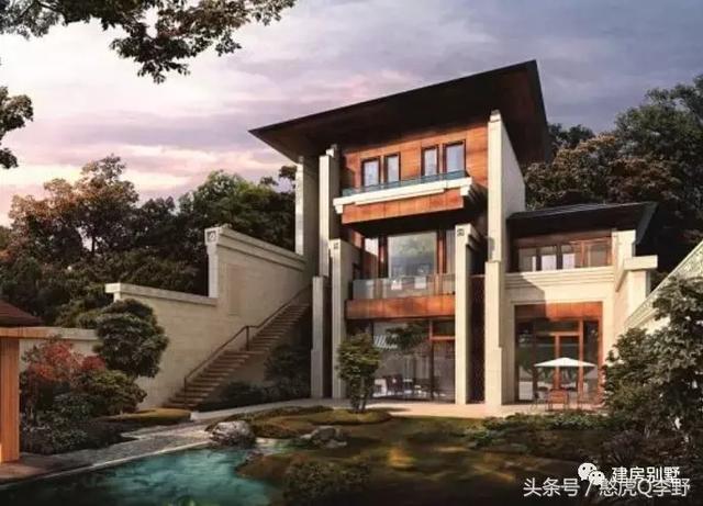 8款現代風格的別墅設計效果圖，造型簡約、線條流暢，被眾多的人喜歡