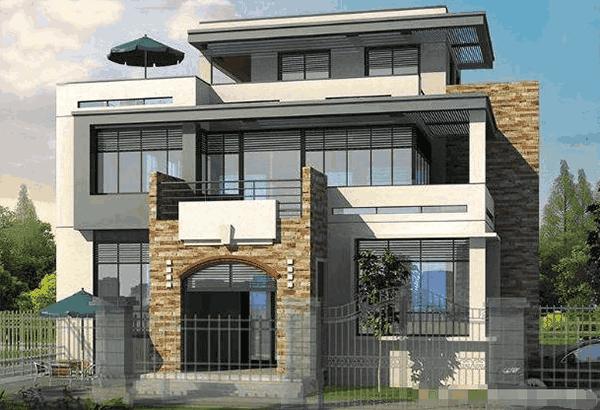 現代簡約風別墅設計，顏值高的實力派，看上去簡約時尚，深受年輕人喜愛