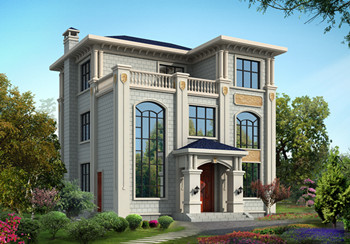 造價30萬左右的三層樓房設計圖，占地120平米左右