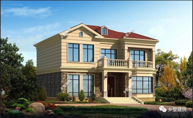 兩款精美的兩層別墅設計圖，每一處細節都非常注重品質