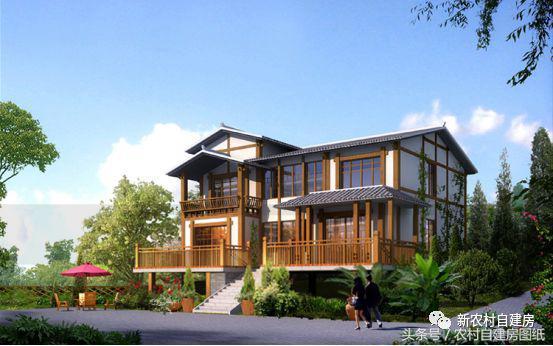 歐式風格別墅設計圖，城市買房不如回家蓋房