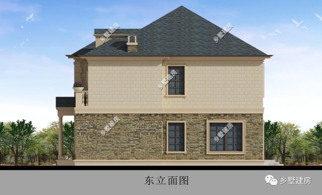 一棟古樸范十足的三層中式別墅設(shè)計圖，美出天際