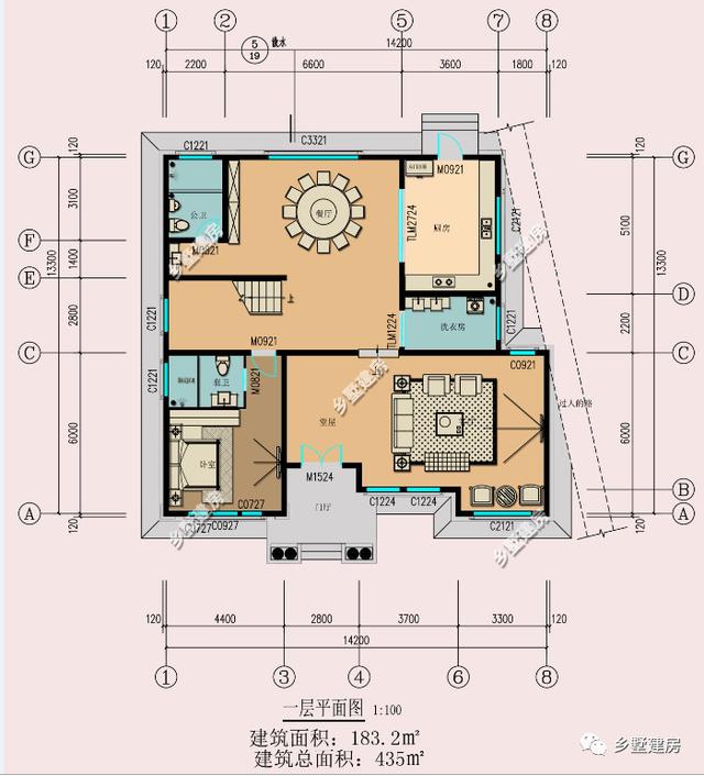 一棟古樸范十足的三層中式別墅設(shè)計圖，美出天際