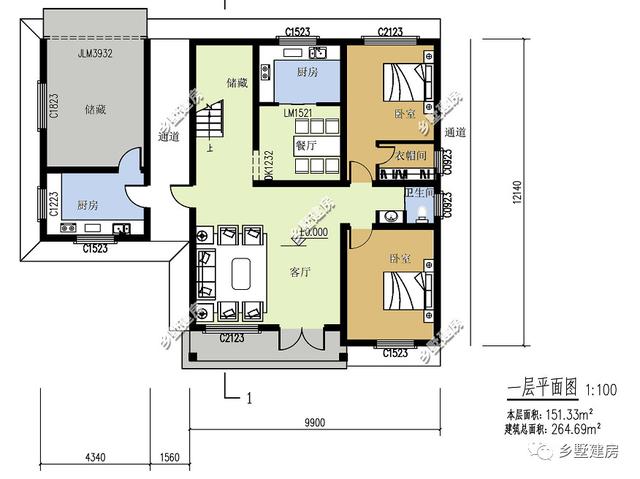 兩款別墅設(shè)計圖，一款時尚前衛(wèi)，一款清新自然，你喜歡哪款呢？