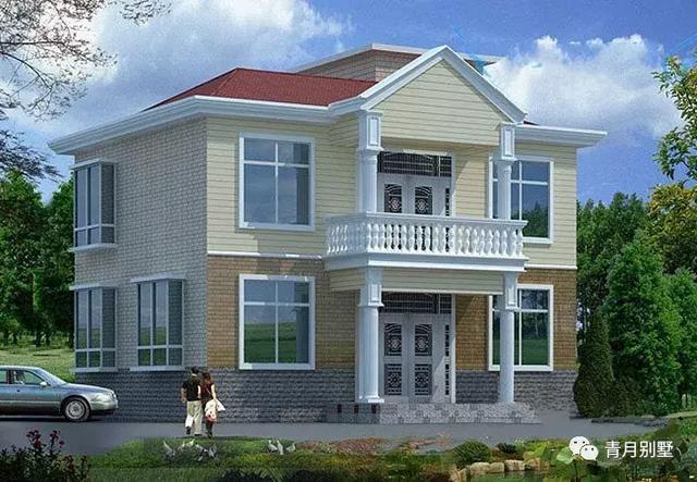 二層鄉村小別墅設計圖，10.76米×8米，造型美觀，布局舒適宜居