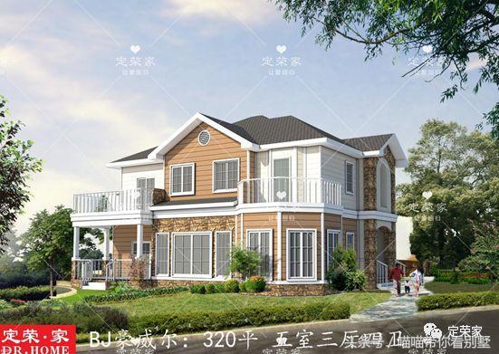 這款帶車庫的農村別墅設計圖介紹給你，不怕車沒地方停了