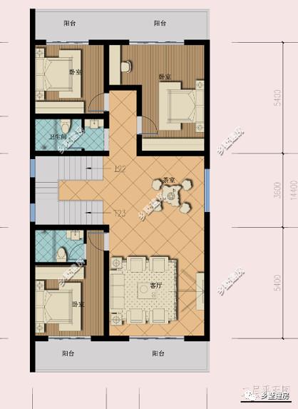 為大家推薦一款農村自建房設計圖，附精致的室內裝修效果圖