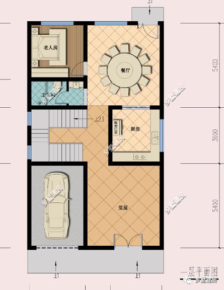 為大家推薦一款農村自建房設計圖，附精致的室內裝修效果圖