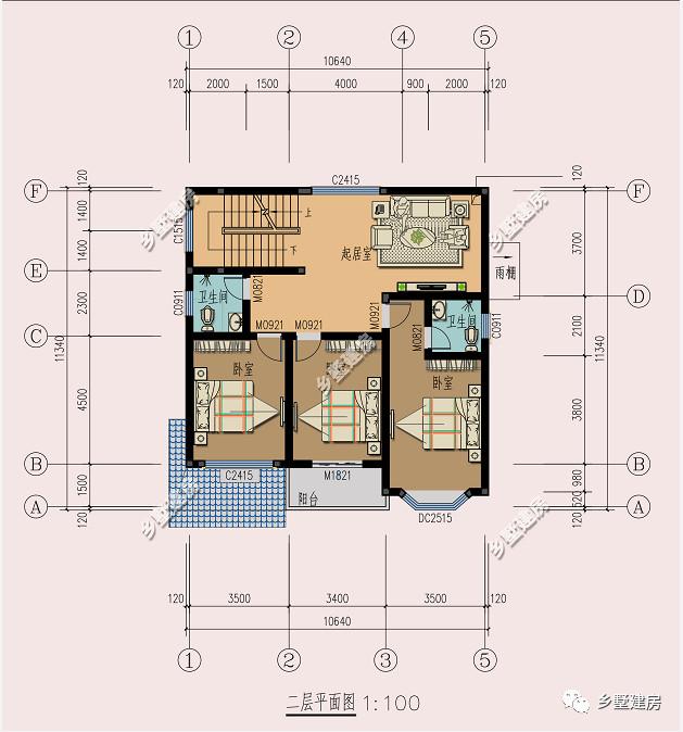 為大家介紹兩款很出彩的農村別墅設計圖