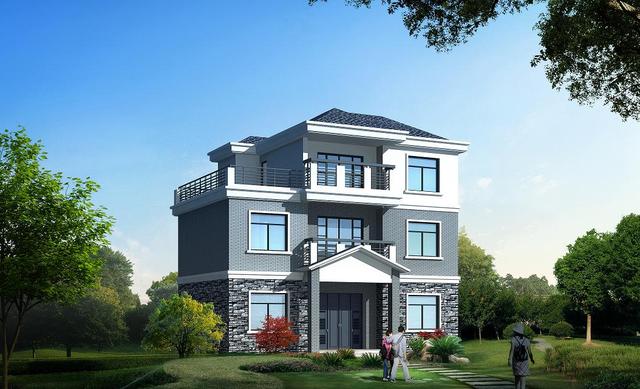 三款新中式農村自建房設計圖，經典大氣，越看越喜歡