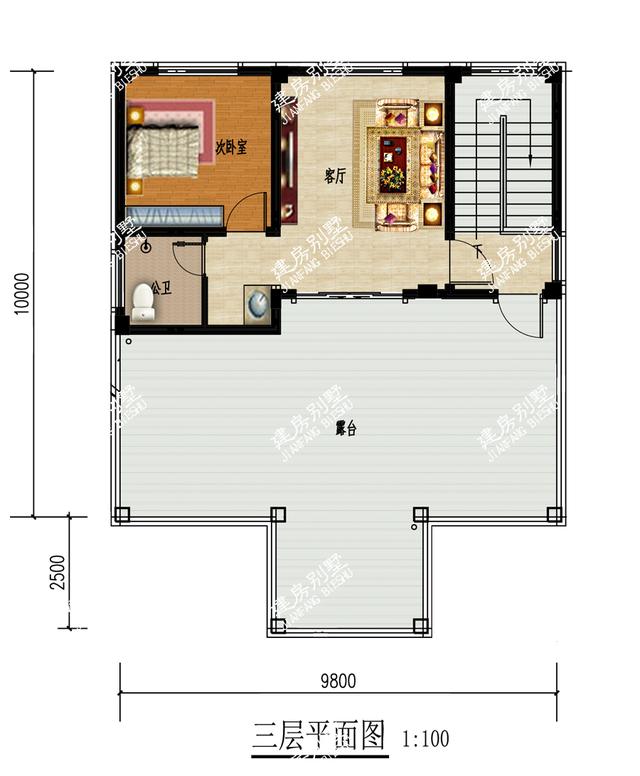 最值得期待的一款三層別墅設計圖，占地106.4平