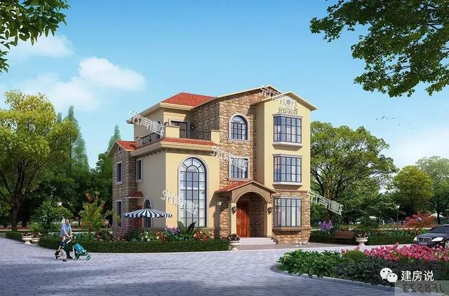 給大家推薦3款農村最流行的別墅設計圖，造價和布局一流