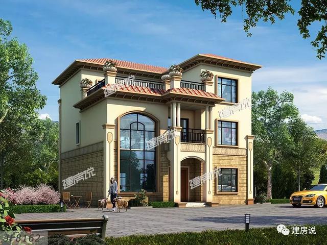 給大家推薦3款農村最流行的別墅設計圖，造價和布局一流